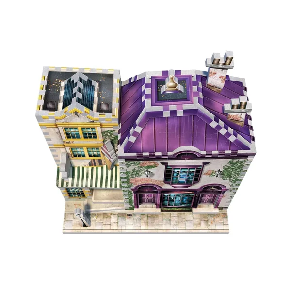 Puzzle 3D Harry Potter Diagon Alley : Boutiques Madame Guipure et Glaces Florian Fortarôme - 290 pièces