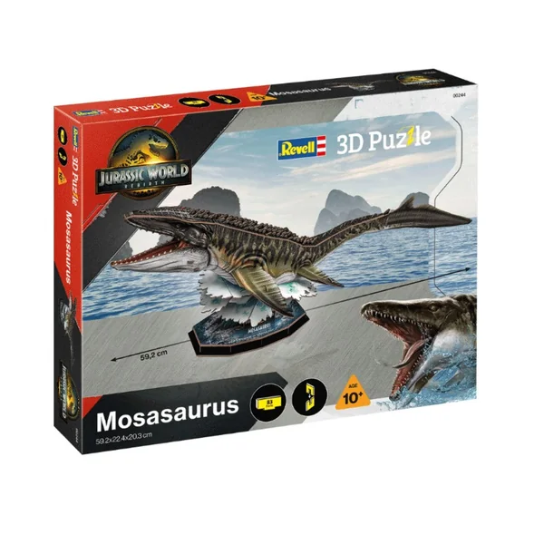 Puzzle 3D Jurassic World : Mosasaurus 83 pcs - Revell