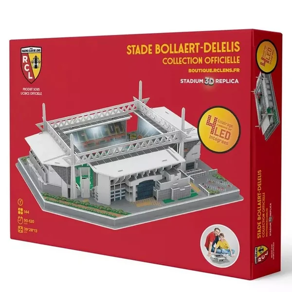Puzzle 3D LED Stade Bollaert RC LENS Megableu