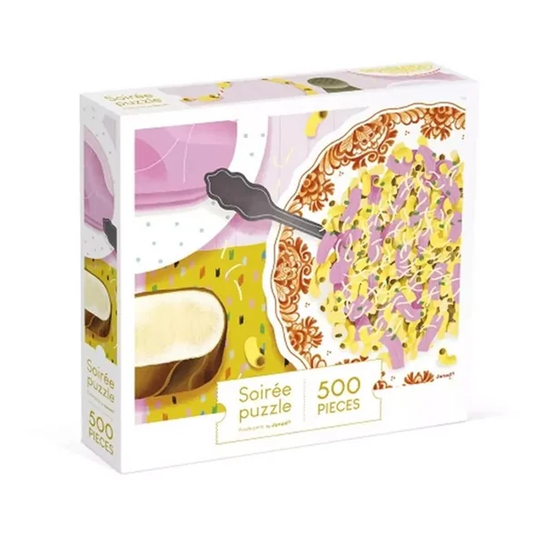 Puzzle 500 pcs Coquillettes et Jambon - Janod