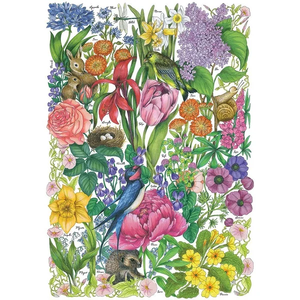 Puzzle 500 pcs Les Fleurs de Printemps - Calypto