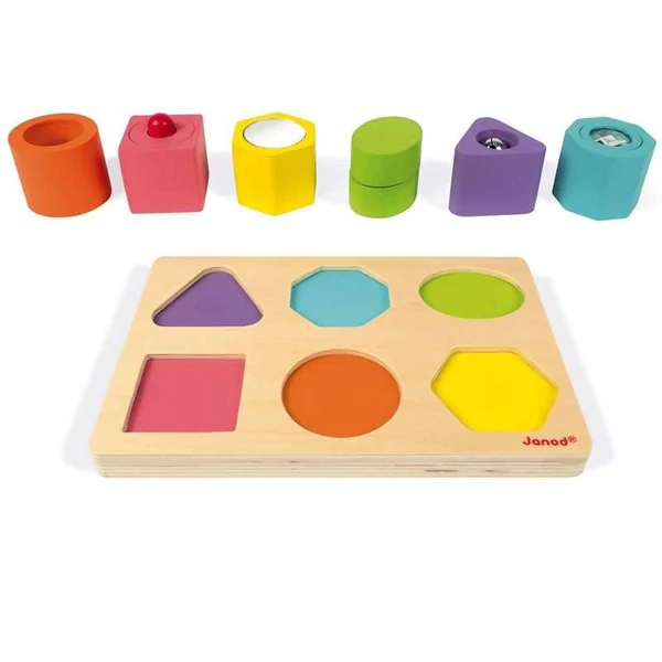 Puzzle 6 Cubes Sensoriels IWood