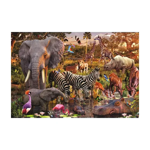 Puzzle Animaux du Continent Africain - 3000 pièces