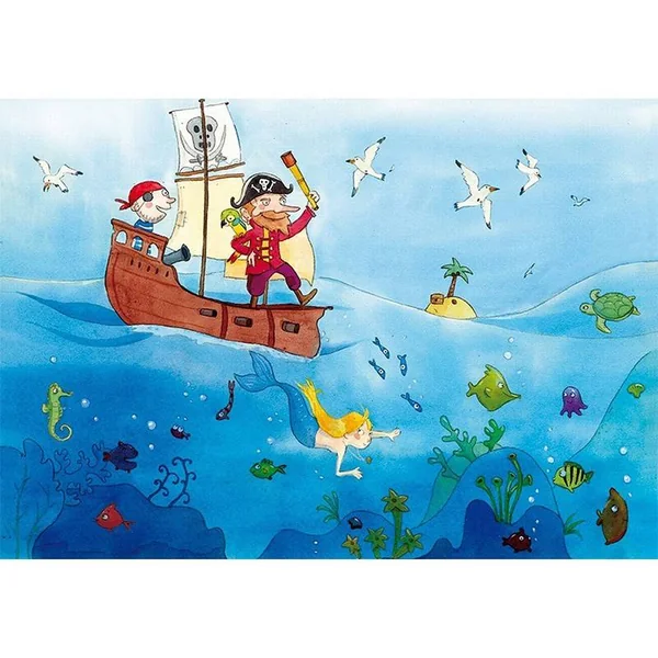 Puzzle bois - Les pirates - 24 pcs