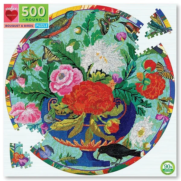 Puzzle Bouquet and Birds - 500 pcs