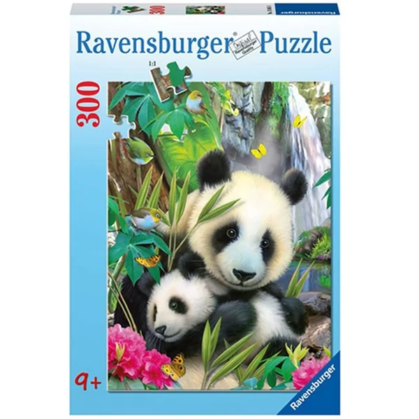 Puzzle Charmants pandas - 300 pcs XXL