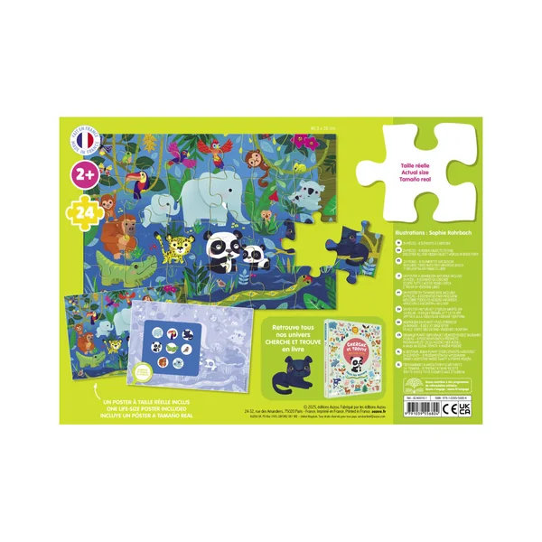 Puzzle cherche et Trouve des Tout-Petits - Les Animaux