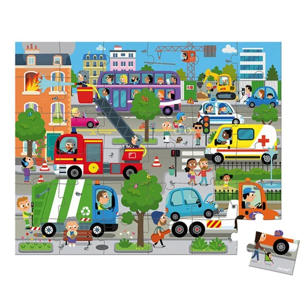 Puzzle city 36 pcs - Janod