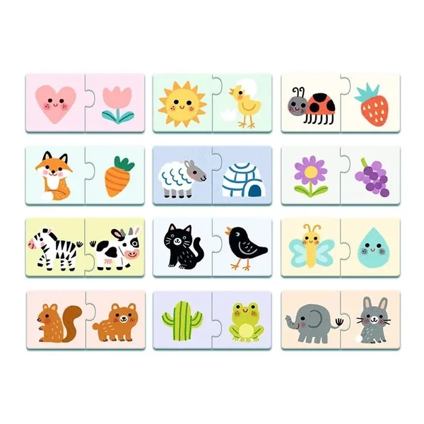 Puzzle Duo Couleurs - Djeco