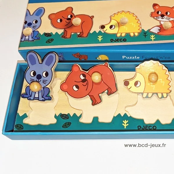 Puzzle en bois Forest'n'co - Djeco