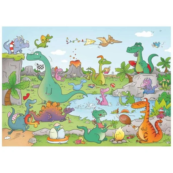 Puzzle en bois - Les dinosaures - 24 pcs