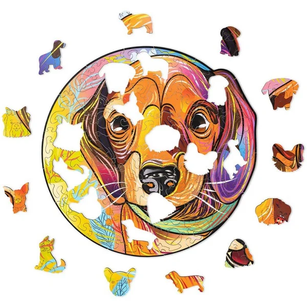 Puzzle en bois Lucky Charlie 101 pcs - Wood Trick