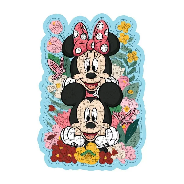 Puzzle en Bois Mickey et Minnie - 300 pièces