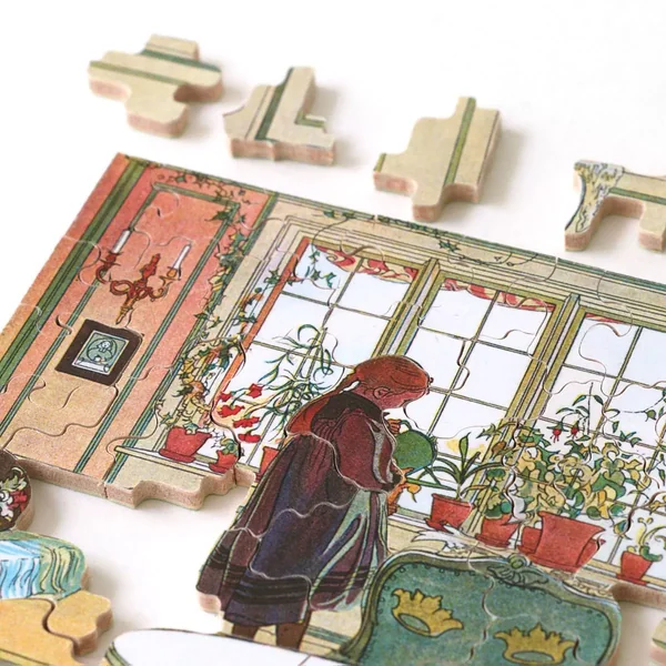 Puzzle Fleurs sur la Fenêtre - 80 pièces