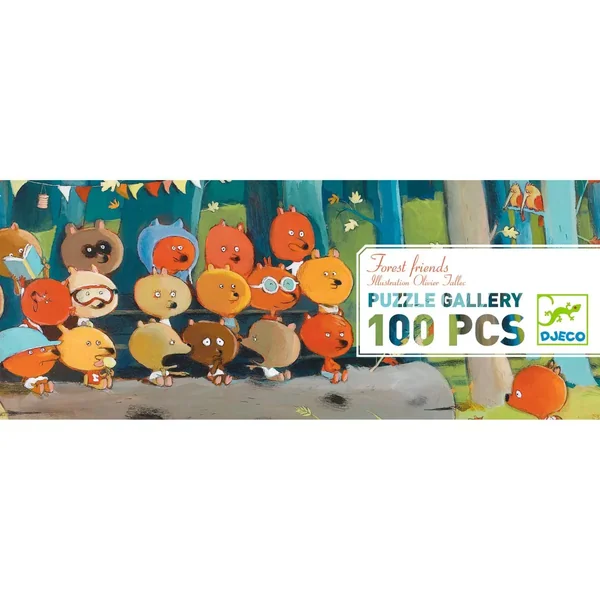 Puzzle Gallery Forest Friends - 100 pièces
