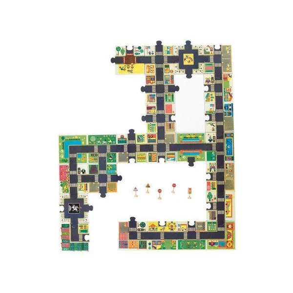Puzzle géant La ville - Djeco