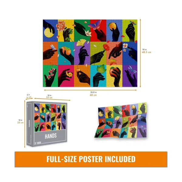 Puzzle Hands - 1000 pièces