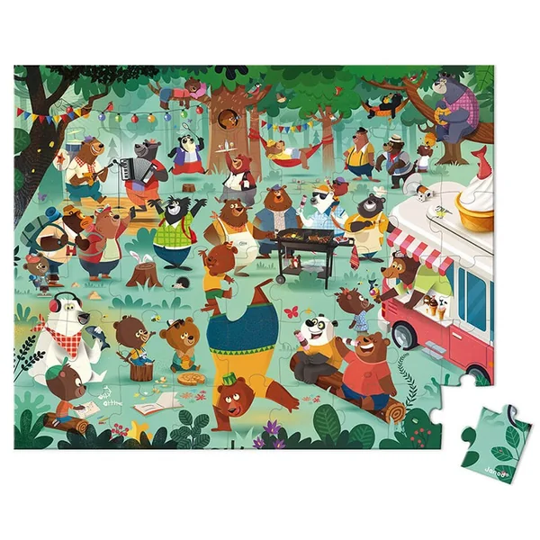 Puzzle La Cousinade des Ours 54 pcs - Janod