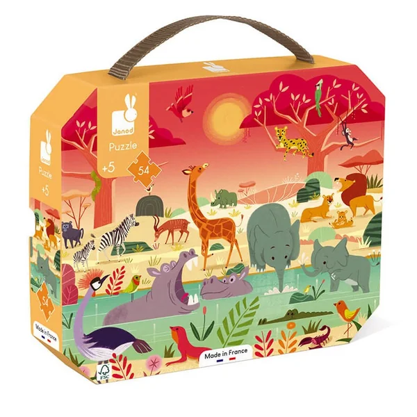 Puzzle La Réserve Animalière 54 pcs - Janod