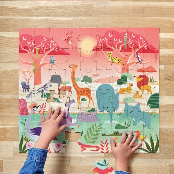 Puzzle La Réserve Animalière 54 pcs - Janod