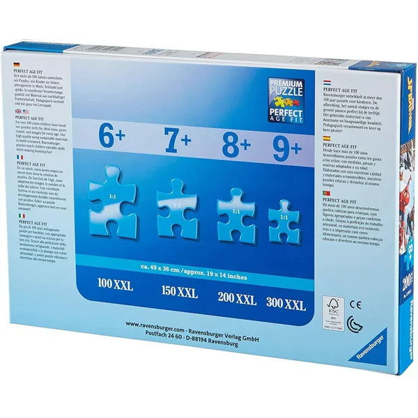 Puzzle Marvel : Les Pouvoirs de Spiderman - 200 pièces XXL