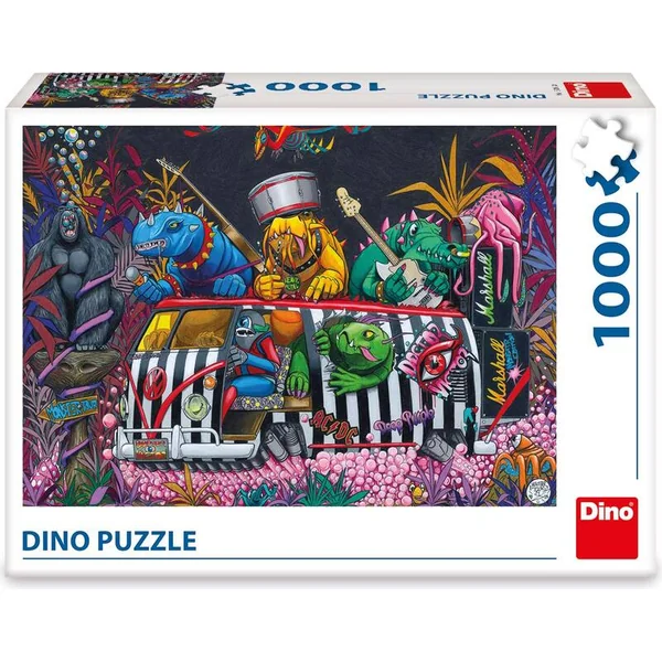 Puzzle Monstres en voyage 1000 pièces