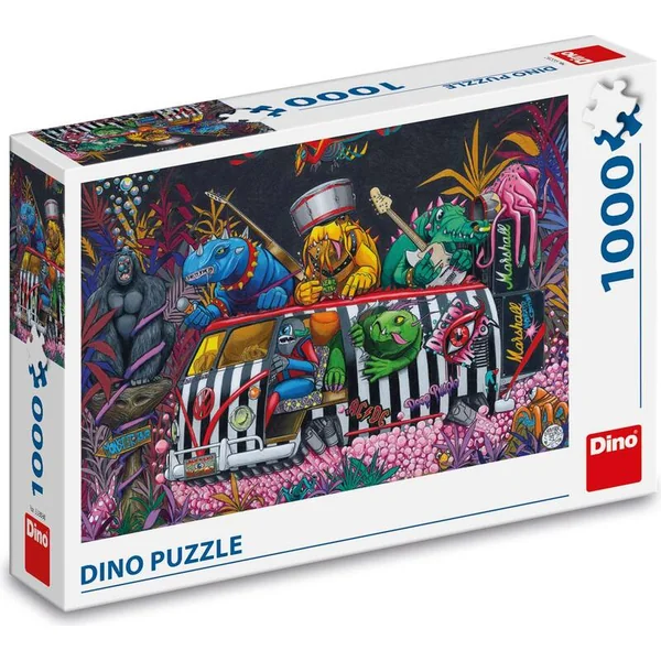 Puzzle Monstres en voyage 1000 pièces