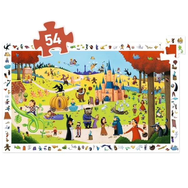 Puzzle Observation - Les Contes - 54 Pièces