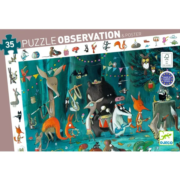 Puzzle Observation - L'Orchestre - 35 Pièces