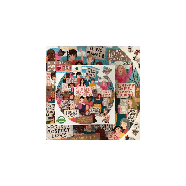 Puzzle Rond Climate Action - 500 pièces
