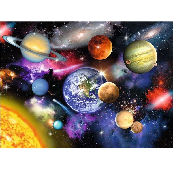 Puzzle Système solaire - 300 pcs XXL