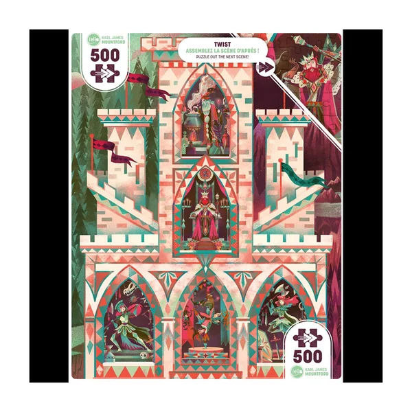 Puzzle Twist 500 pcs : Visite Royale