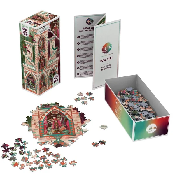 Puzzle Twist 500 pcs : Visite Royale