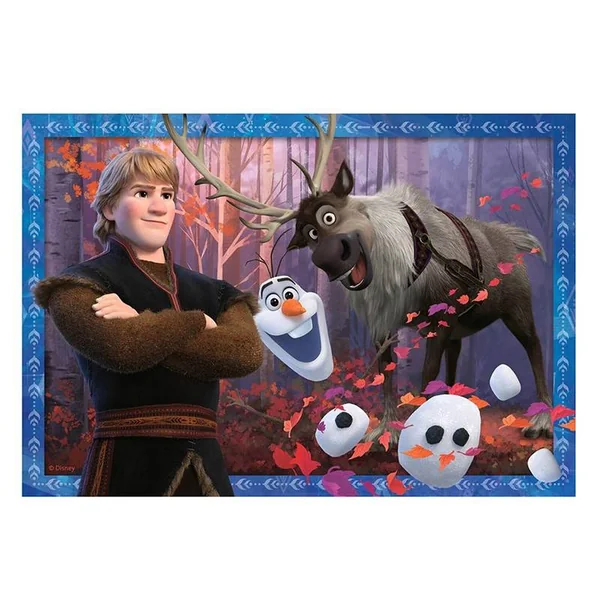 Puzzles 2x24 pcs : Vers des contrées glacées - Disney Reine des Neiges 2