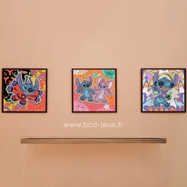 Puzzles 3x49 pcs Jouer toute la journée Disney Stitch - Ravensburger