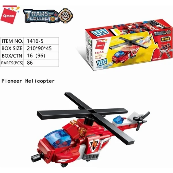 Qman Blazing Mars 1416-5 Hélicoptère Pioneer