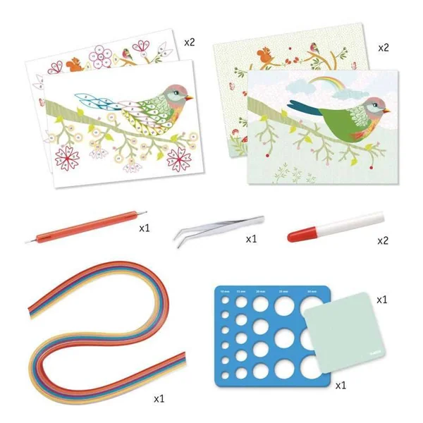 Quilling - Saisons en colimaçons