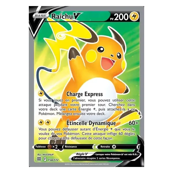 Raichu V – Stars Étincelantes – 158/172