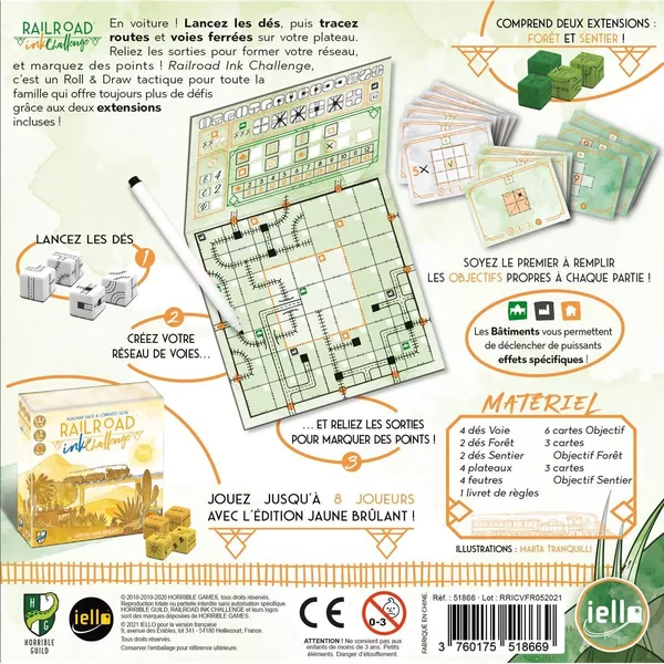 Railroad Ink Challenge Vert Luxuriant