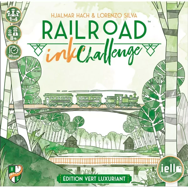 Railroad Ink Challenge Vert Luxuriant