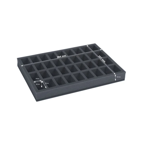 Rangement Safe & Sound - Boîte pour 36 Figurines (Socles 32mm)