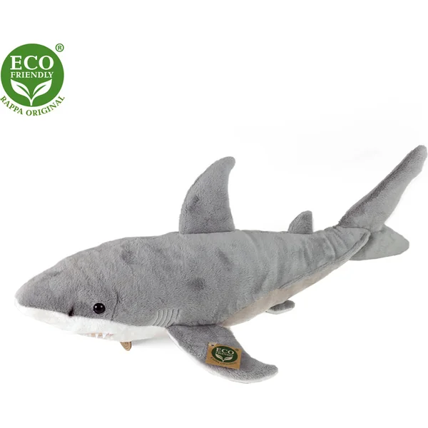 Requin blanc en peluche 51 cm ÉCOLOGIQUE