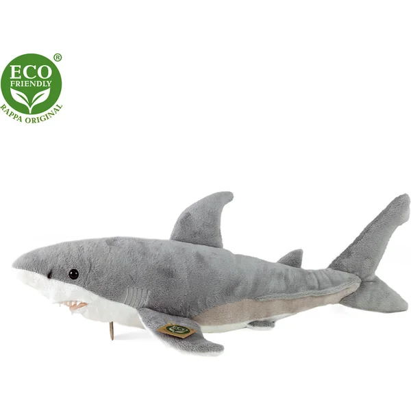 Requin blanc en peluche 51 cm ÉCOLOGIQUE