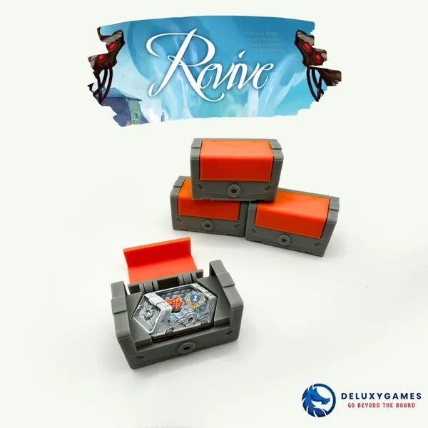 Revive - Lot de 4 boites de rangements pour jetons