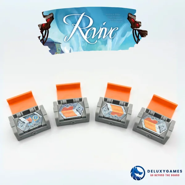 Revive - Lot de 4 boites de rangements pour jetons
