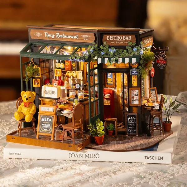 RoboTime Miniature de maison Restaurant confortable
