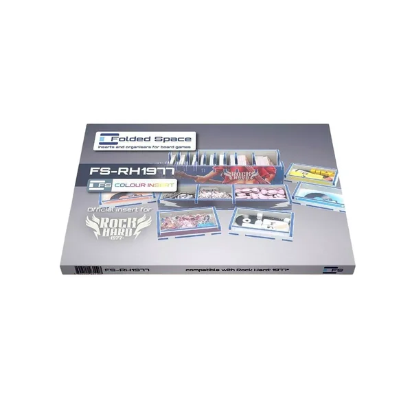 Rock Hard 1977 - Colour Insert - Rangement pour Boîte Folded Space