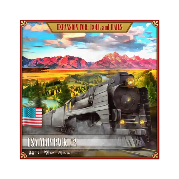 Roll and Rails: USA map pack 2