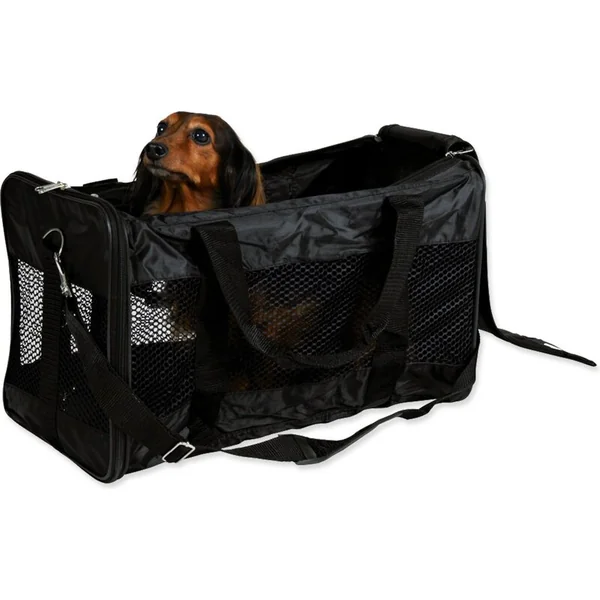 Sac Trixie portable en nylon noir 30x30x54cm