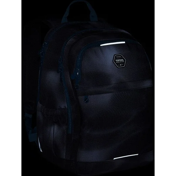 Sac à dos étudiant Bleu chiné Topgal RUBI 25034